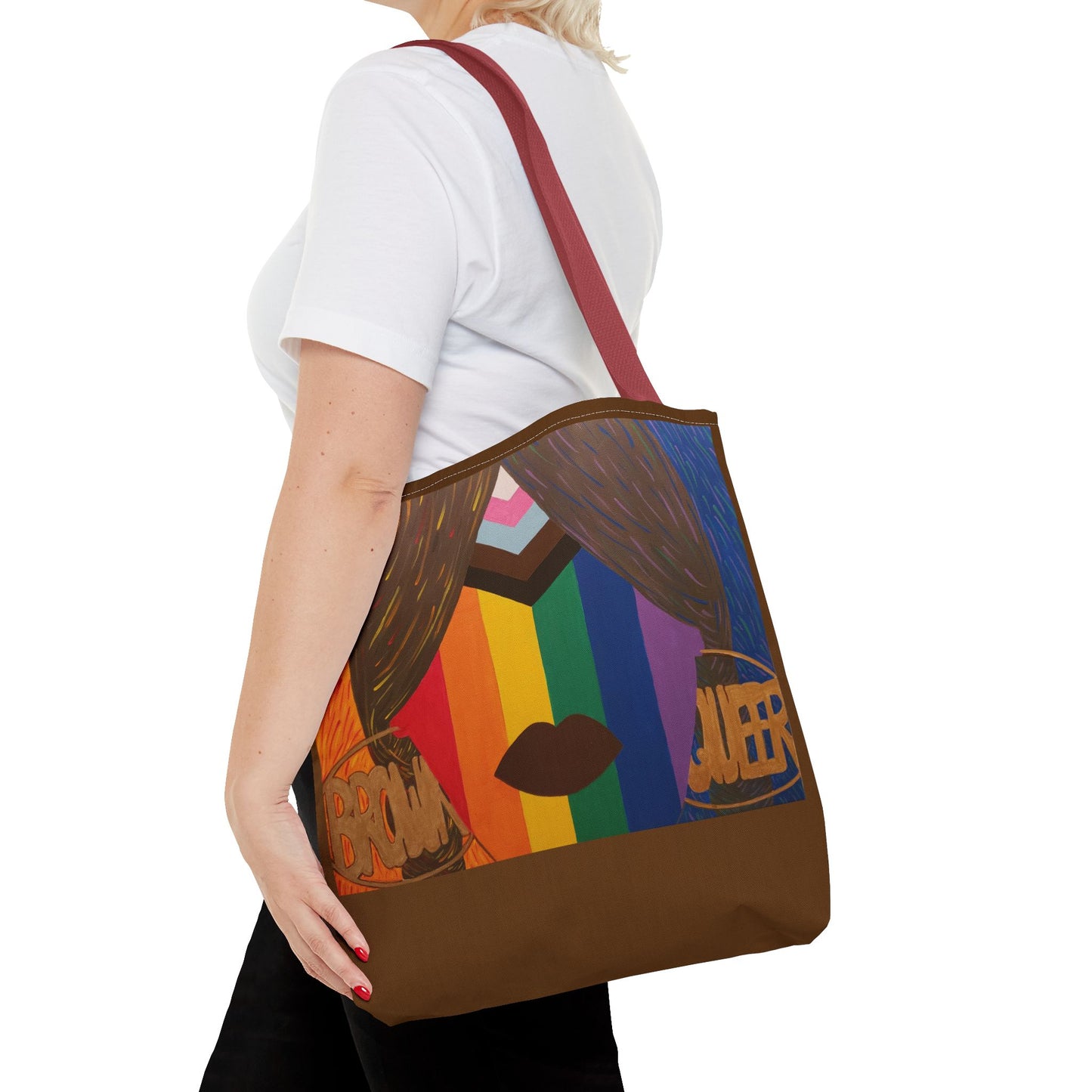 Brown and Queer Tote Bag
