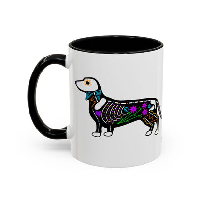 Dia de los Muertos Dachshaund Coffee Mug