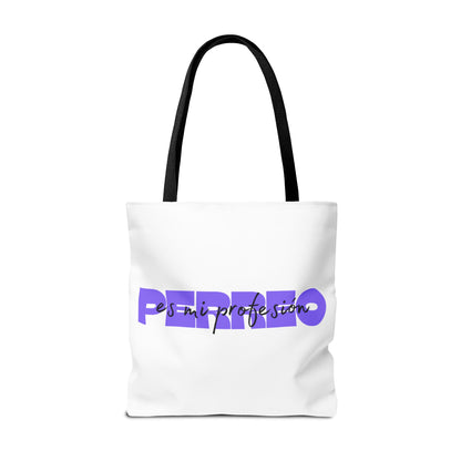 Perreo Es Mi Profesion Purple Tote Bag