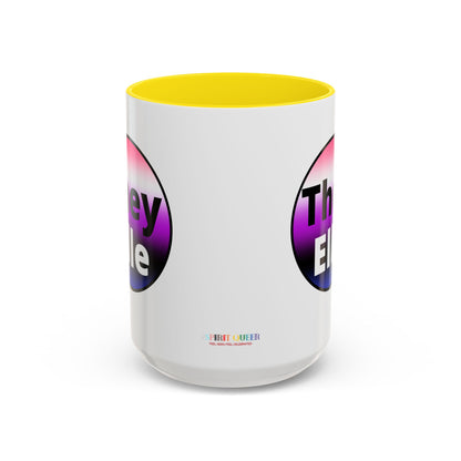 They / Elle Genderfluid Coffee Mug