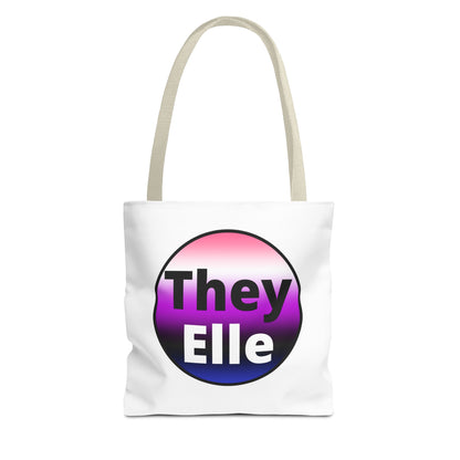 They/Elle Genderfluid Tote Bag