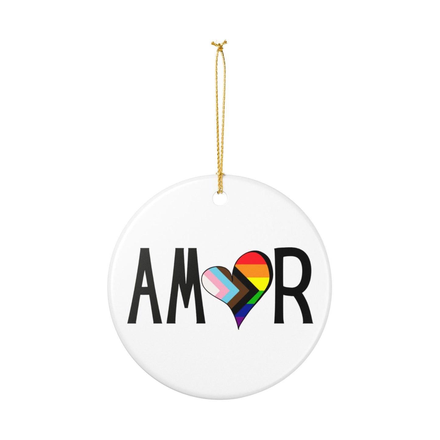 Amor Inclusive Ceramic Ornament