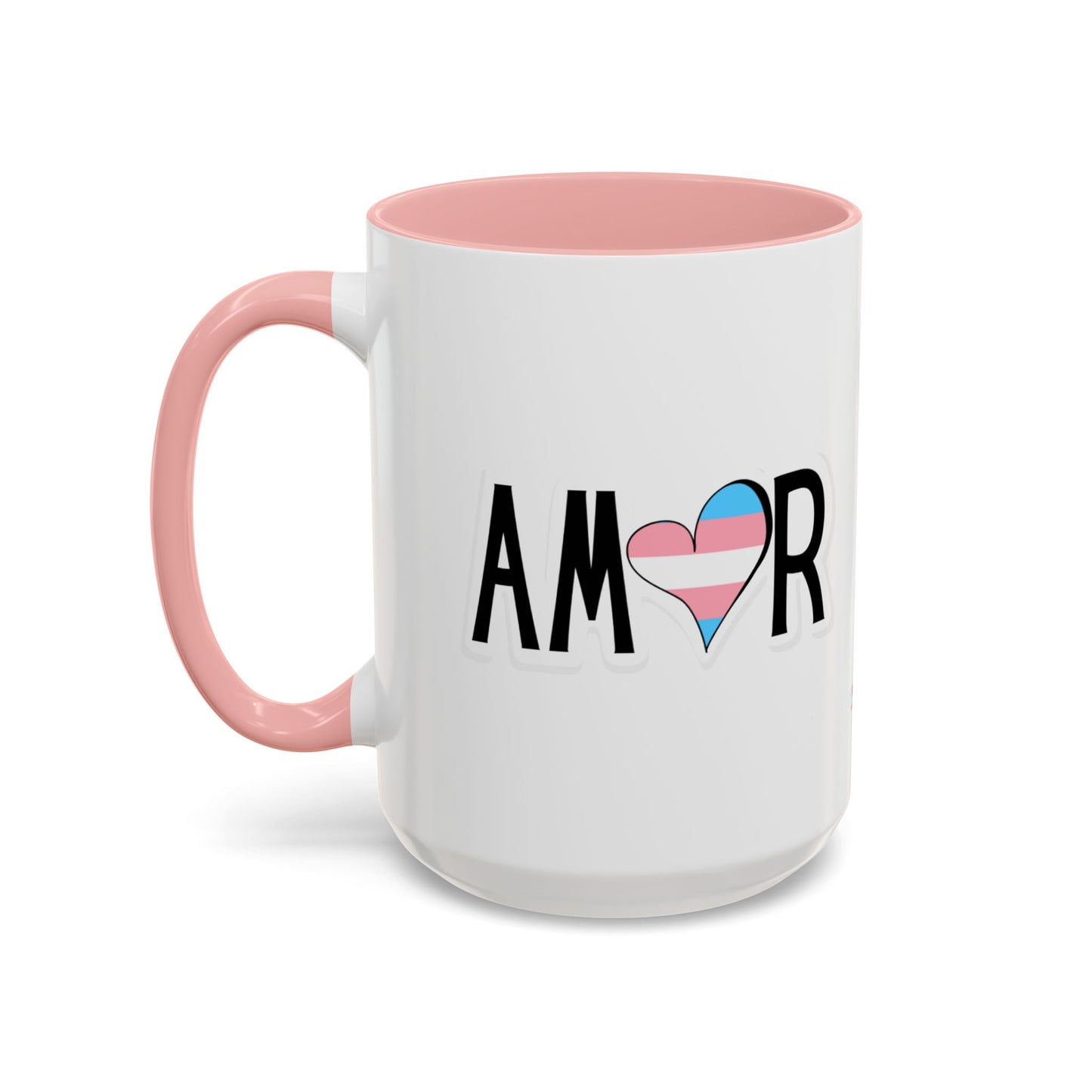 Amor Trans Accent Coffee Mug