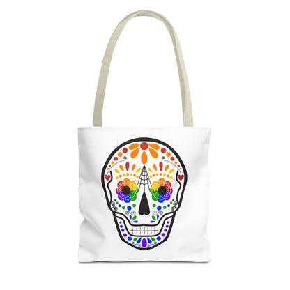 Queer Sugar Skull Tote Bag