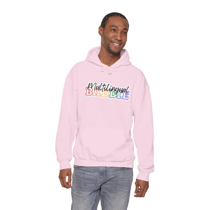 Multilingual Baddie Hooded Sweatshirt