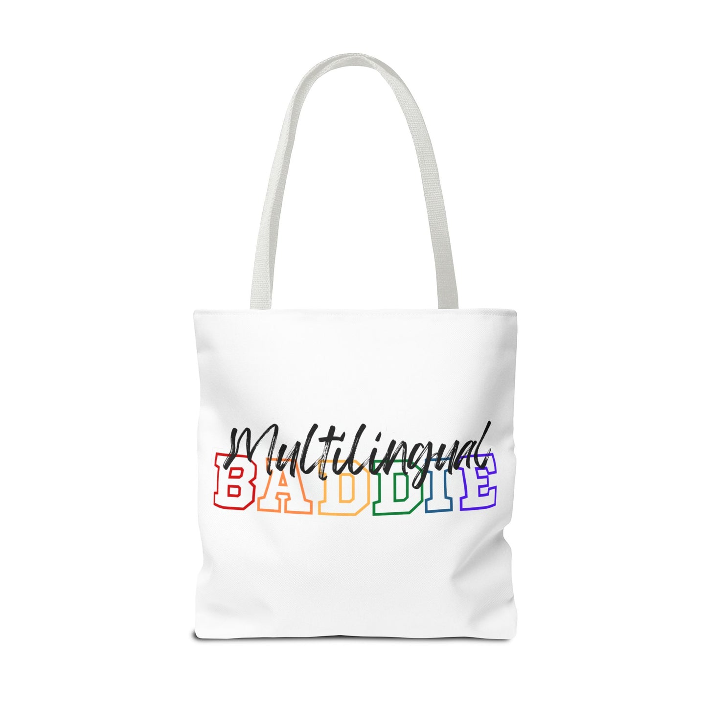 Multilingual Baddie Tote Bag
