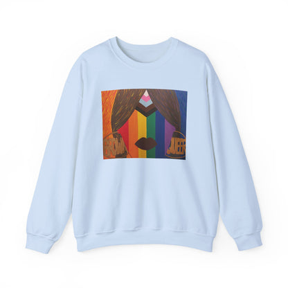Brown and Queer Crewneck Sweatshirt