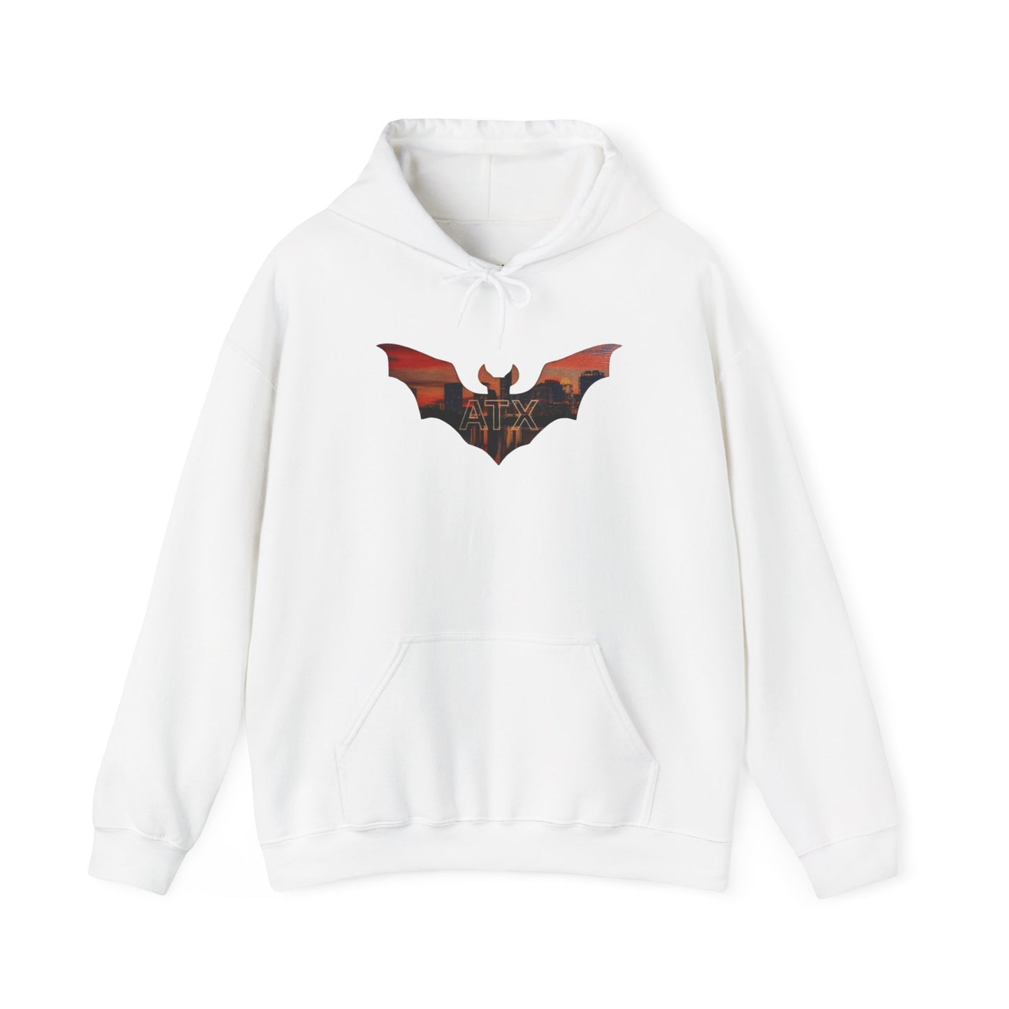 ATX Skyline Bat Hooded Sweatshirt