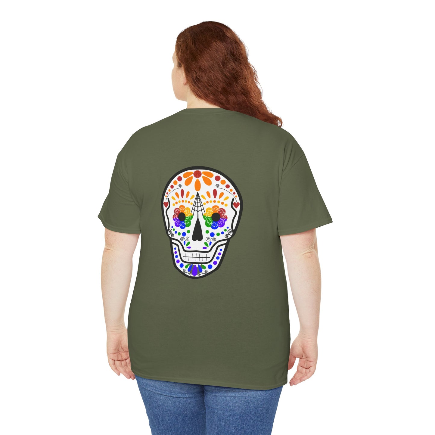 Queer Sugar Skull Heavy Cotton Tee