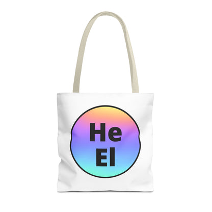 He / El Rainbow Tote Bag