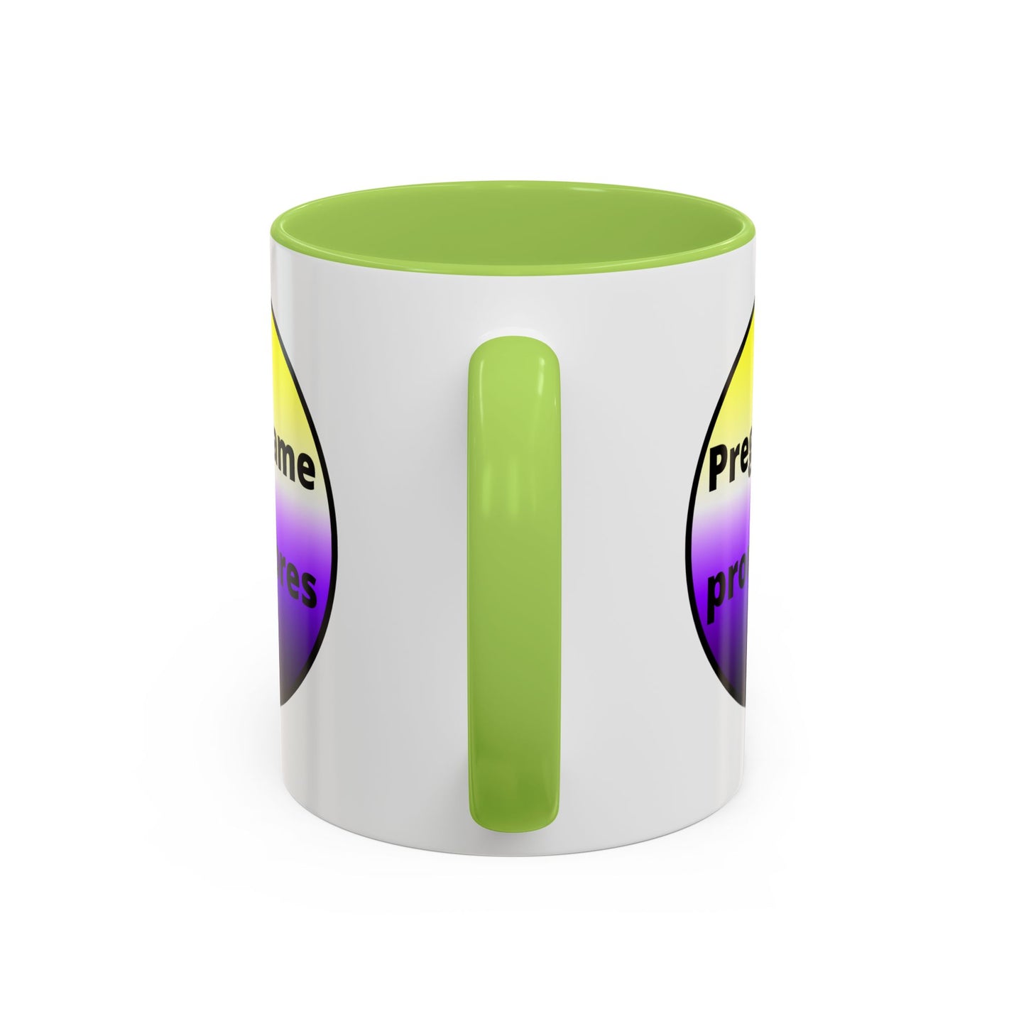 Preguntame mis Pronombres NonBinary Coffee Mug