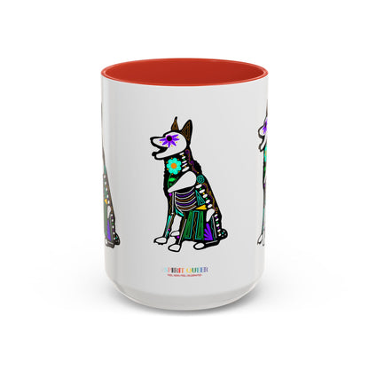 Dia de los Muertos German Shepard Coffee Mug