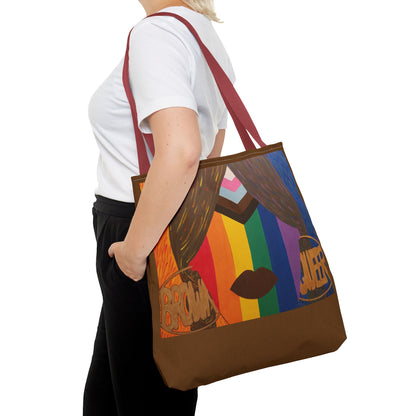 Brown and Queer Tote Bag