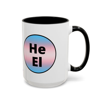 He/El Trans Accent Coffee Mug