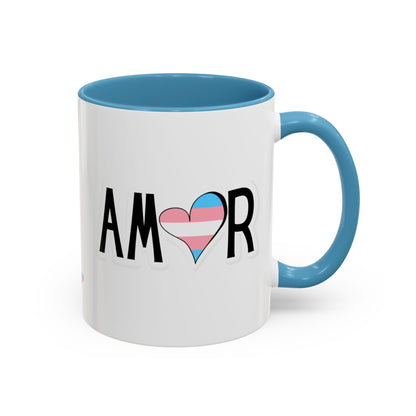 Amor Trans Accent Coffee Mug
