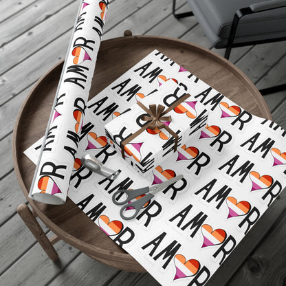 Amor Lesbian Gift Wrap Papers