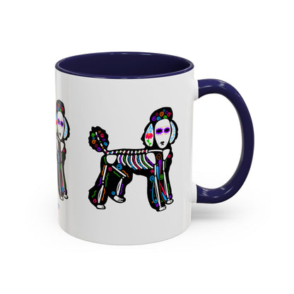 Dia de los Muertos Poodle Coffee Mug