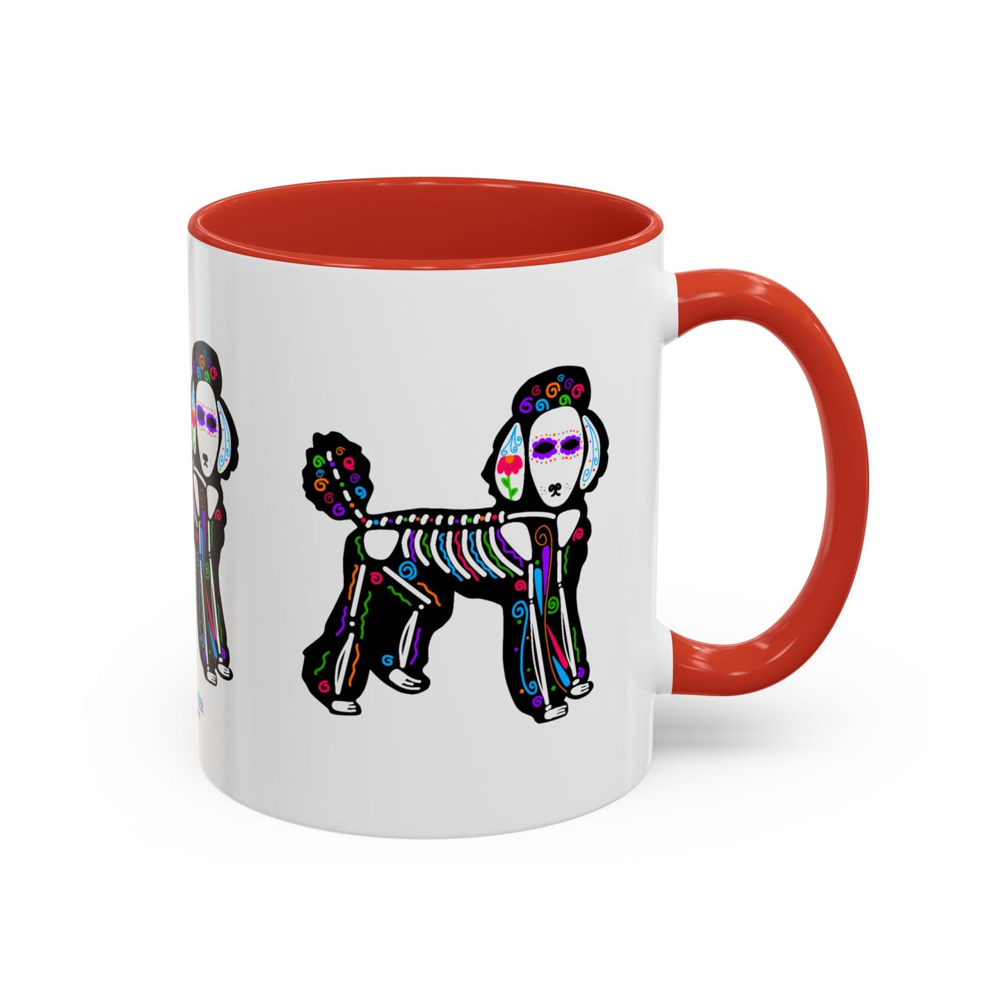 Dia de los Muertos Poodle Coffee Mug