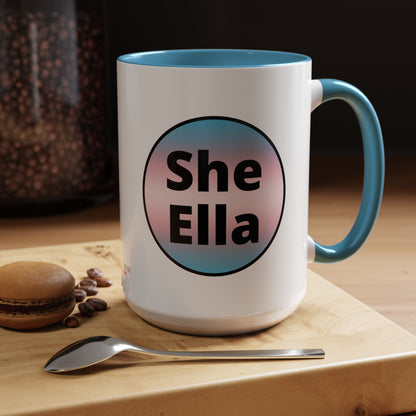 She/Ella Trans Coffee Mug