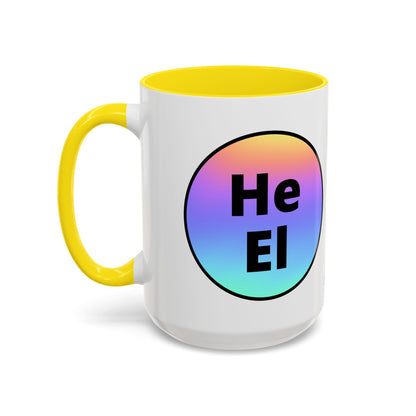 He / El Rainbow Coffee Mug