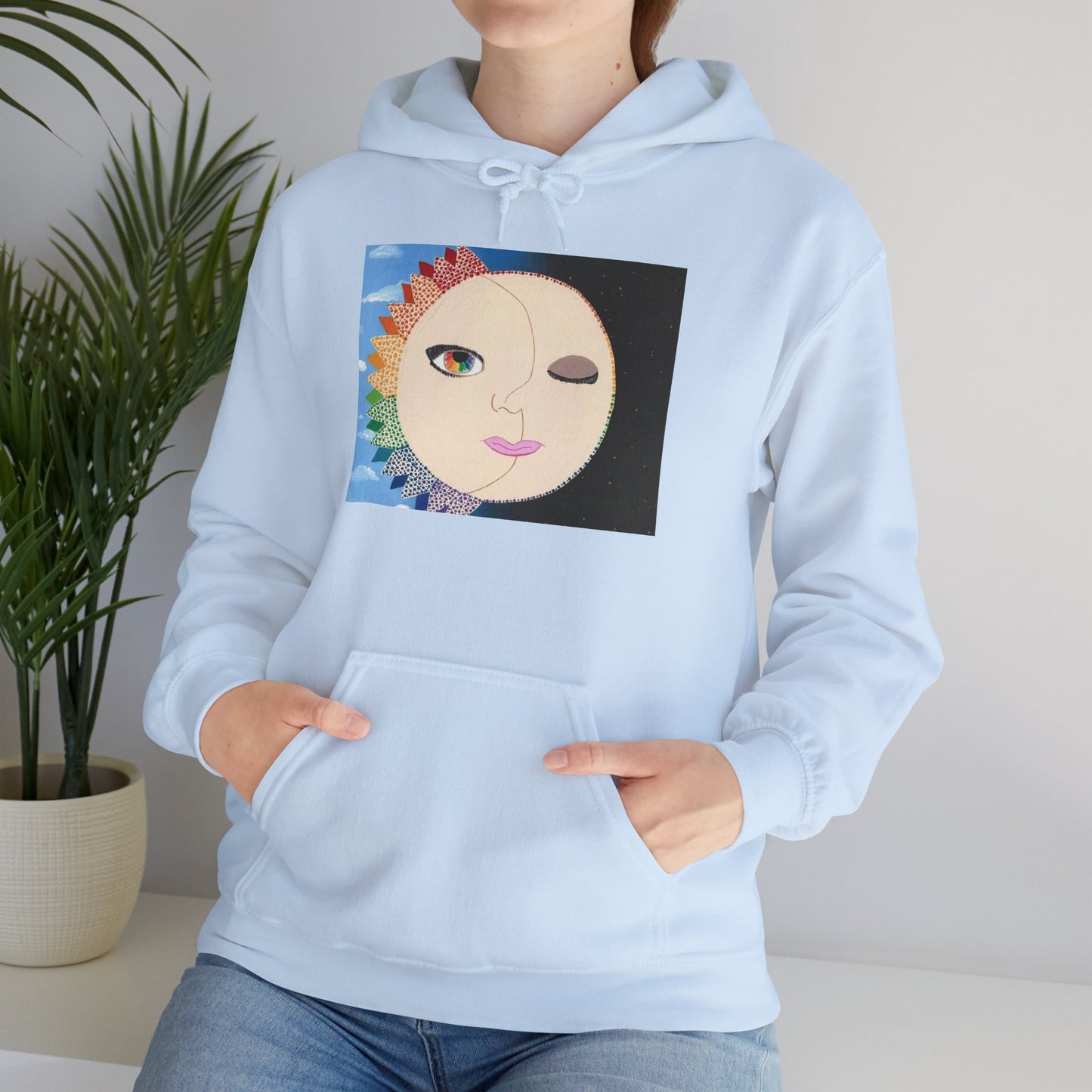 El Sol y La Luna Hooded Sweatshirt
