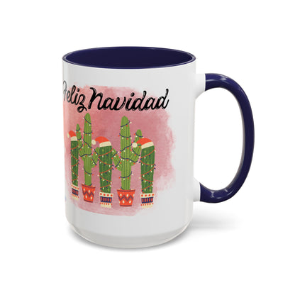 Feliz Navidad Cacti Coffee Mug