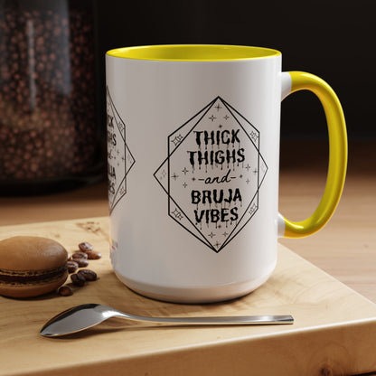 Thick Thighs Bruja Vibes Coffee Mug