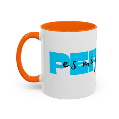 Perreo Es Mi Profesion Blue Accent Coffee Mug