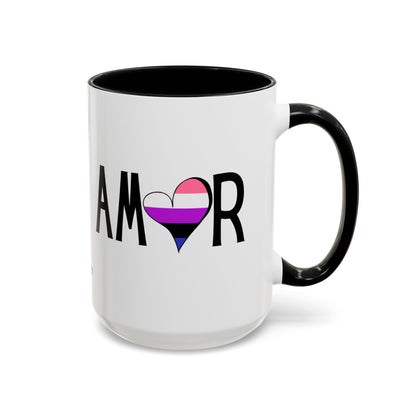 Amor Genderfluid Accent Coffee Mug