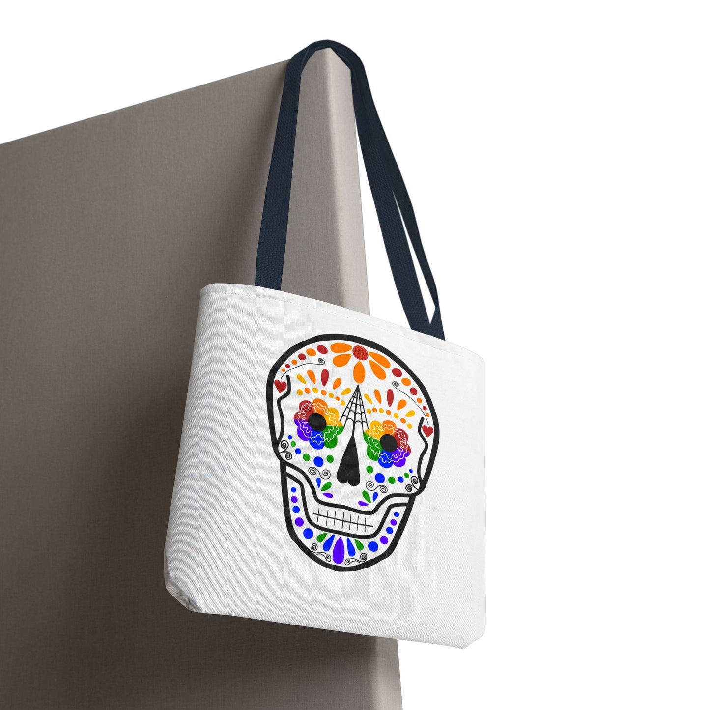 Queer Sugar Skull Tote Bag