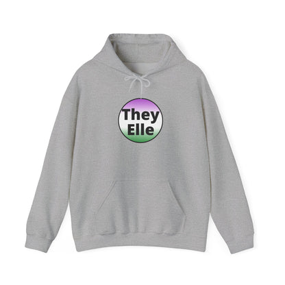 They/Elle Gender NonConforming Hooded Sweatshirt