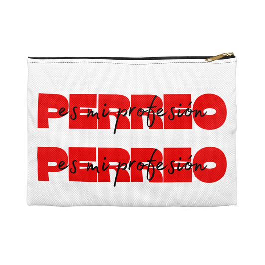 Perreo Es Mi Profesion - Red Accessory Pouch