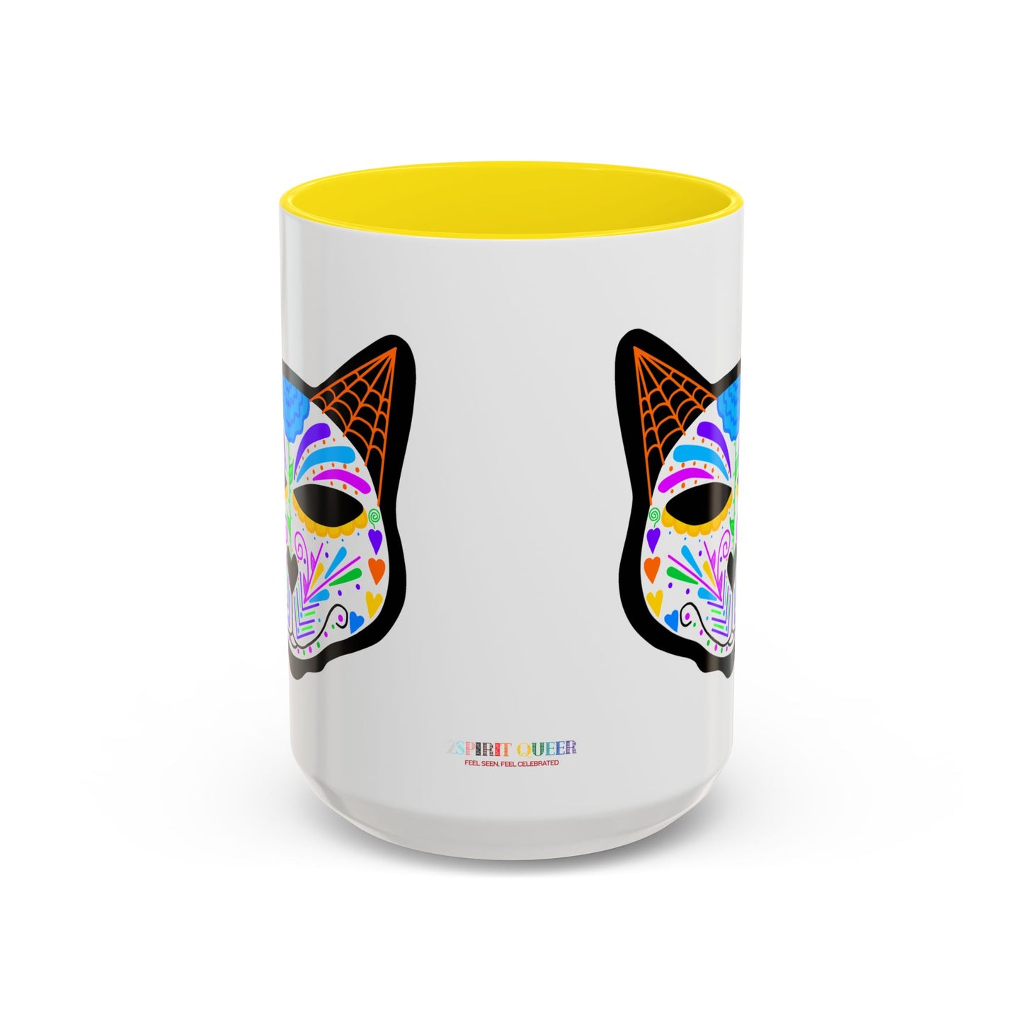 Dia de los Muertos Cat Coffee Mug