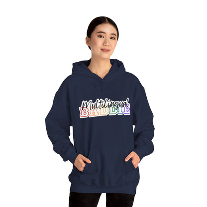 Multilingual Baddie Hooded Sweatshirt