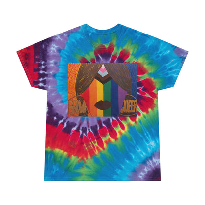 Brown and Queer Tie-Dye Tee