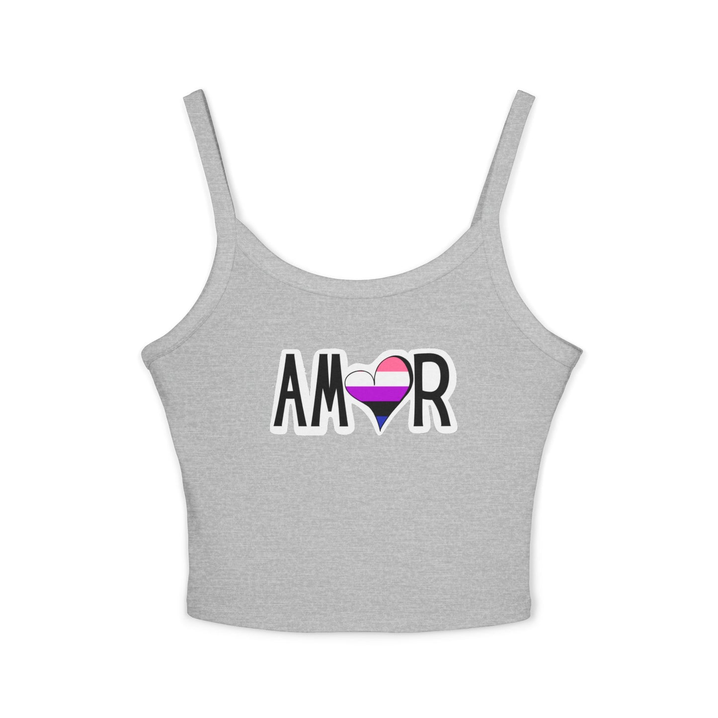 Amor Genderfluid Spaghetti Strap Tank Top