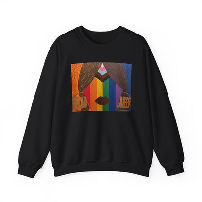 Brown and Queer Crewneck Sweatshirt