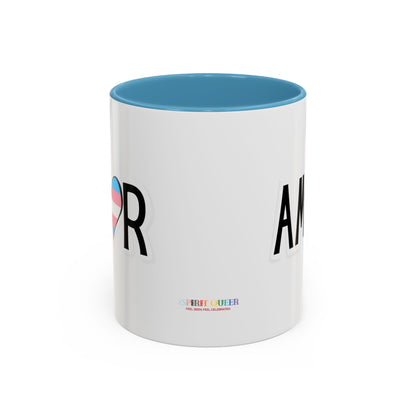 Amor Trans Accent Coffee Mug