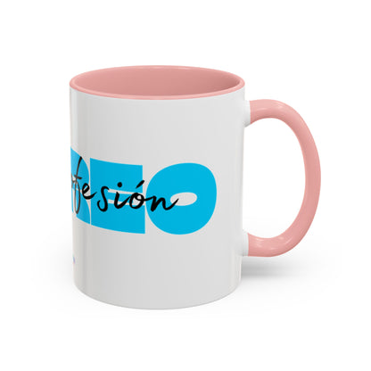Perreo Es Mi Profesion Blue Accent Coffee Mug