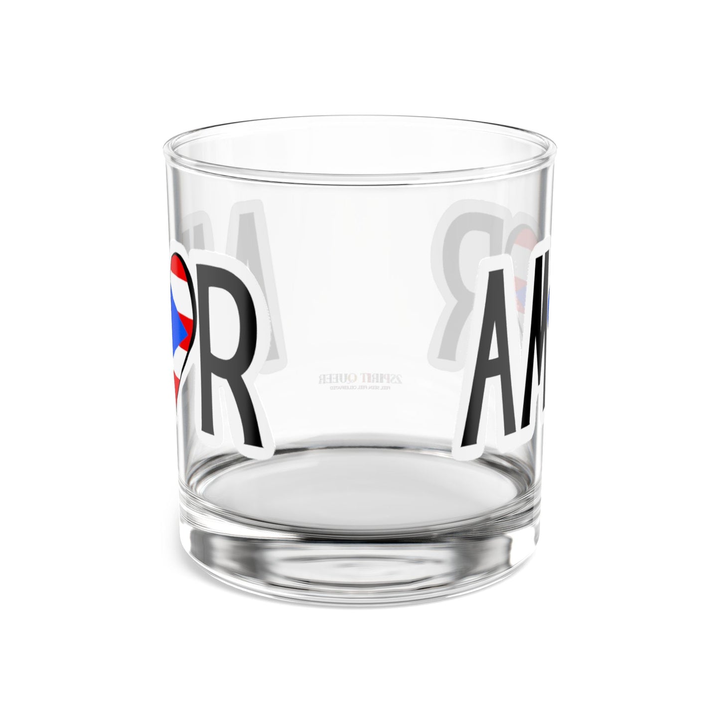 Amor Puerto Rico Glass