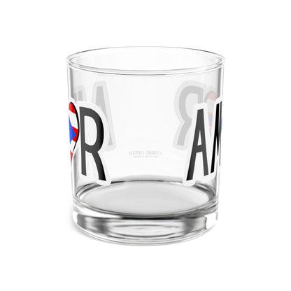 Amor Puerto Rico Glass