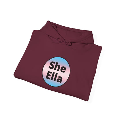 She / Ella Trans Hooded Sweatshirt