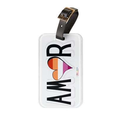 Amor Lesbian Luggage Tag