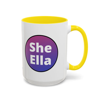 She/Ella Bi Coffee Mug