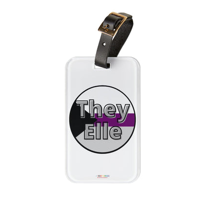 They / Elle Demi Luggage Tag