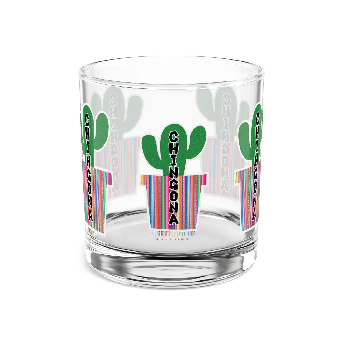 Chingona Cacti Glass