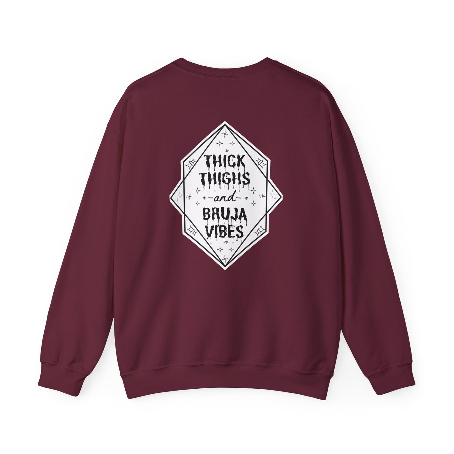 Thick Thighs Bruja Vibes Crewneck Sweatshirt