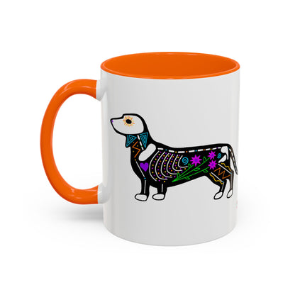 Dia de los Muertos Dachshaund Coffee Mug