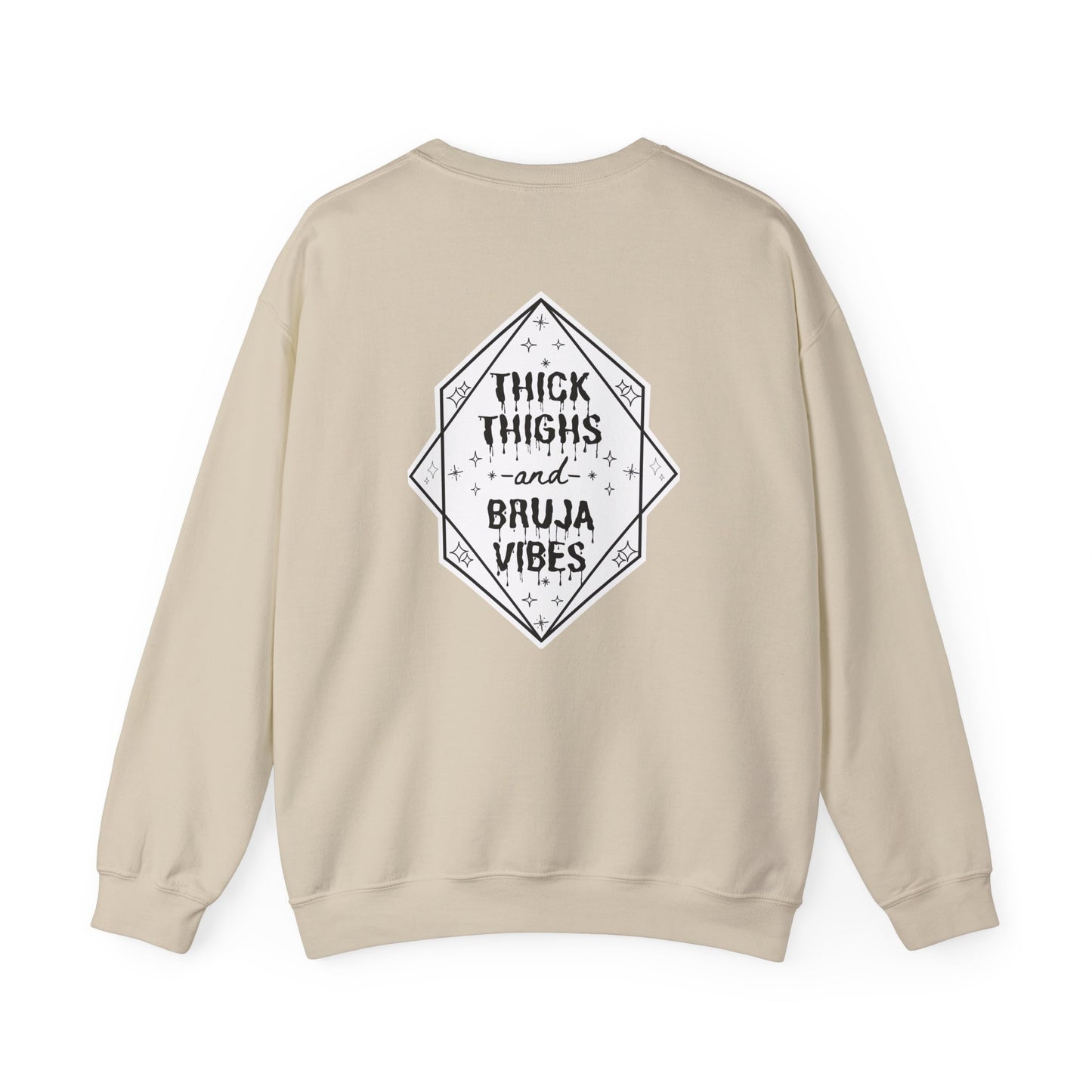 Thick Thighs Bruja Vibes Crewneck Sweatshirt
