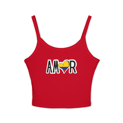 Amor Colombia Spaghetti Strap Tank Top